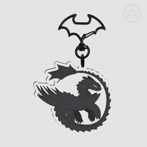 HTTYD Toothless Keychain