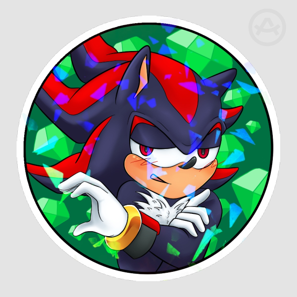 Shadow Heart Sticker