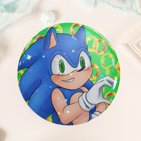 Sonic Heart Pin