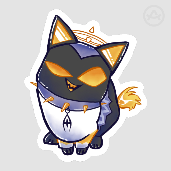 Cat Adam Sticker
