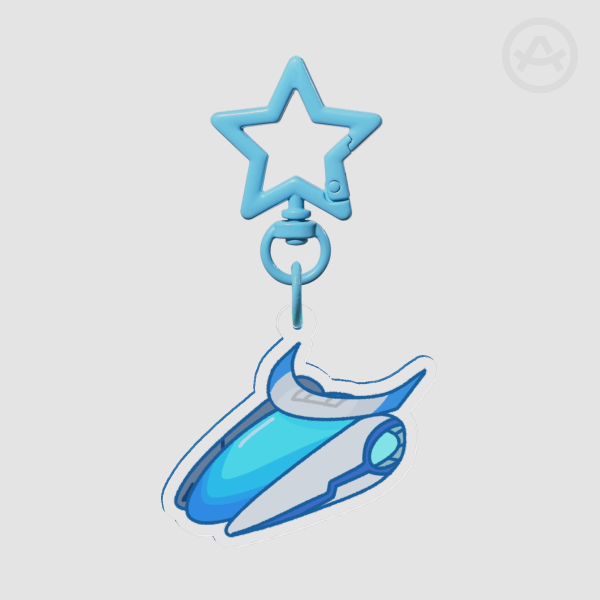 Formula Star Keychain