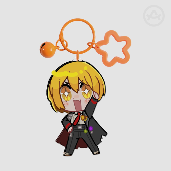 Don Quixote - Acrylic Keychain w/ Bell