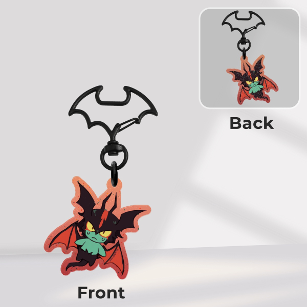 Devilman Akira Glitter Acrylic Keychain