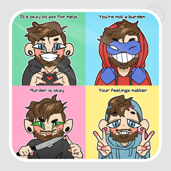 Septic Egos Meme Sticker