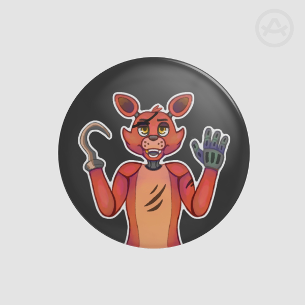 Foxy Pinback Button