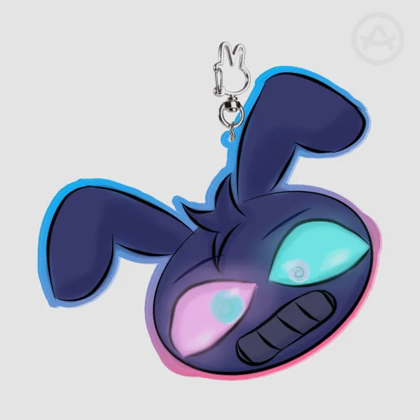 Colored Edge Jax Abstraction Keychain