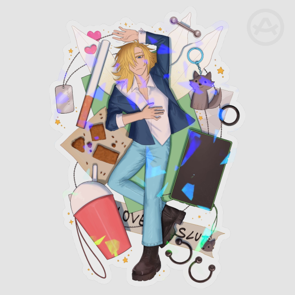 [DOL] Whitney / Clear PET Vinyl Die Cut Sticker