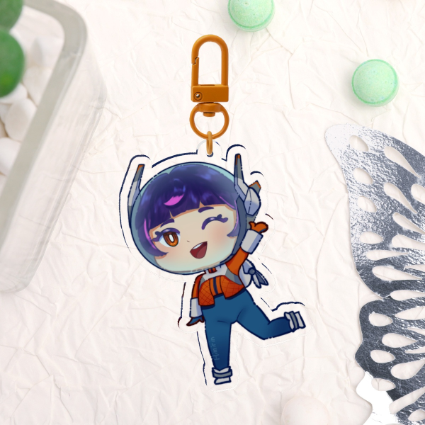 Juno - Clear Acrylic Keychains