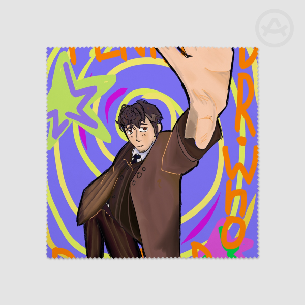 Doctor Who Glass Cloth