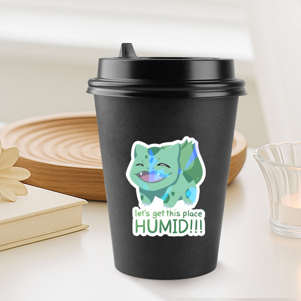 let's get this place HUMID!!! - Pokopia Bulbasaur sticker