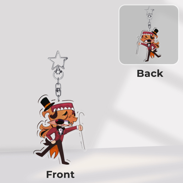 Bellix Clear Acrylic Keychain
