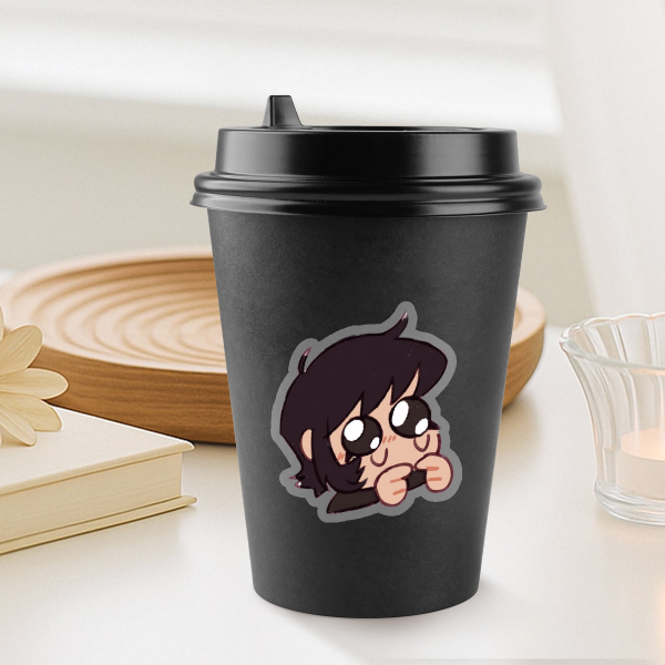 Akira fudo crying Clear Vinyl Die Cut Sticker