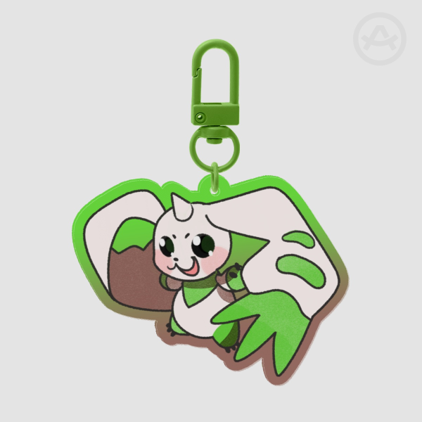 Colored Edge Acrylic Keychains