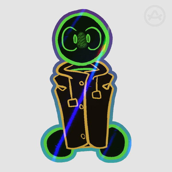 Crosby Fisher || Databrawl Die Cut Sticker