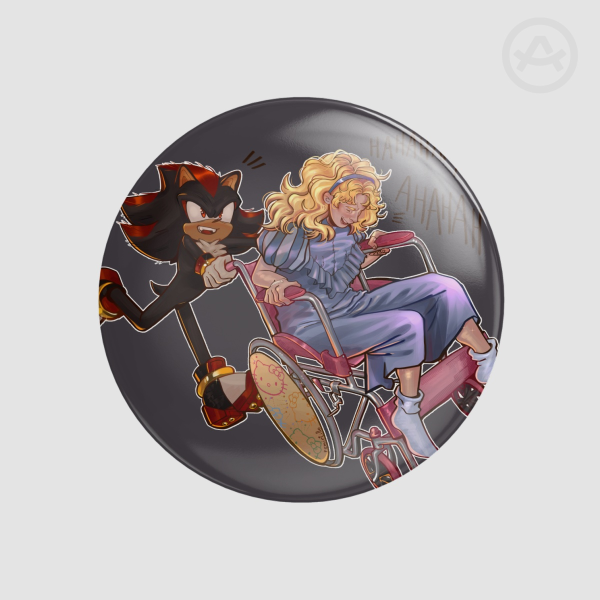 Shadow Maria (Bigger Button Pin)