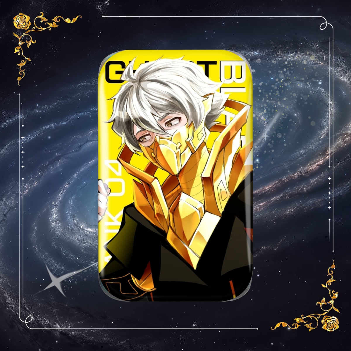 Ghostblade Holographic Rectangular Badge