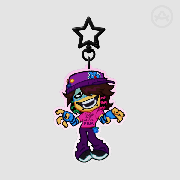 Disgusting gamer infected | KEYCHAIN