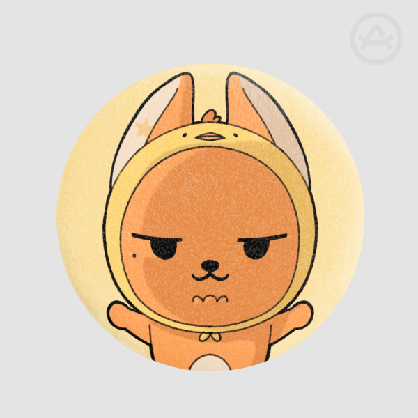 Hwangchoon Plush Pin