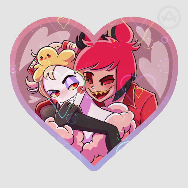 Radioapple Hazbin Hotel - Holo Sticker