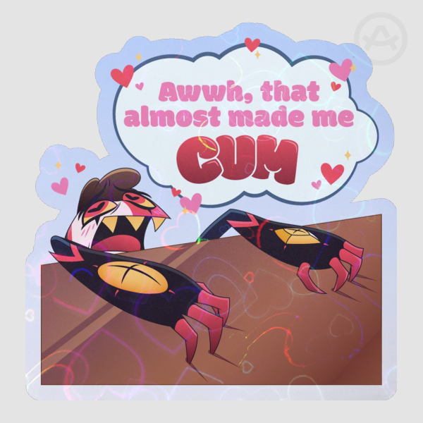 Helluva Boss Blitz Ahegao Die Cut Sticker
