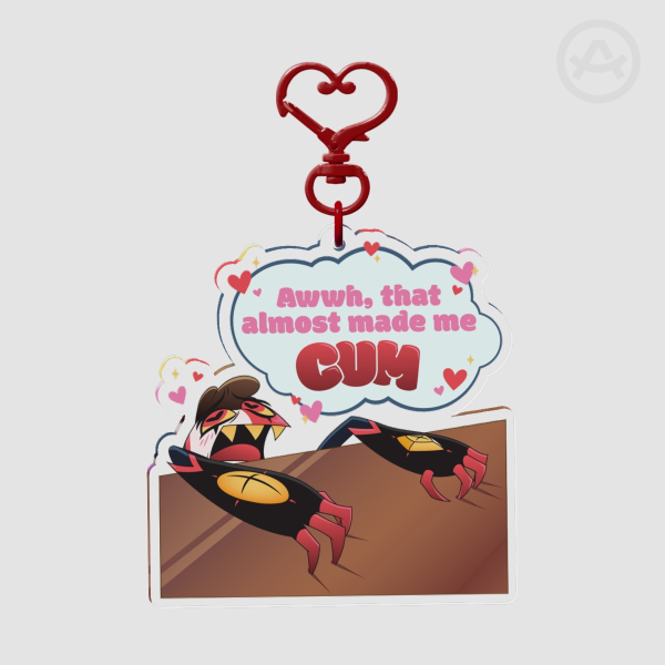 Helluva Boss Blitz Ahegao Double Sided Acrylic Keychain