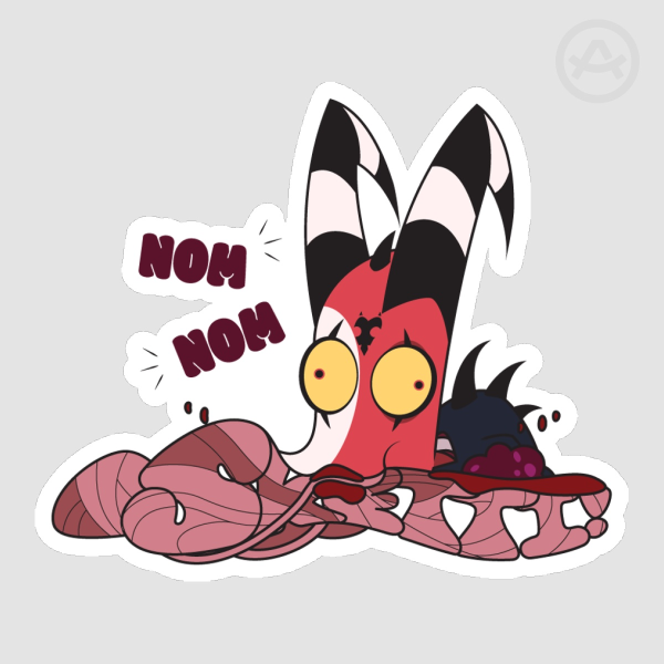 Helluva Boss Blitz Sketti Die Cut Sticker