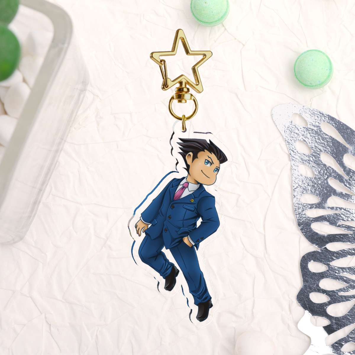Phoenix Wright - Trilogy Keychain
