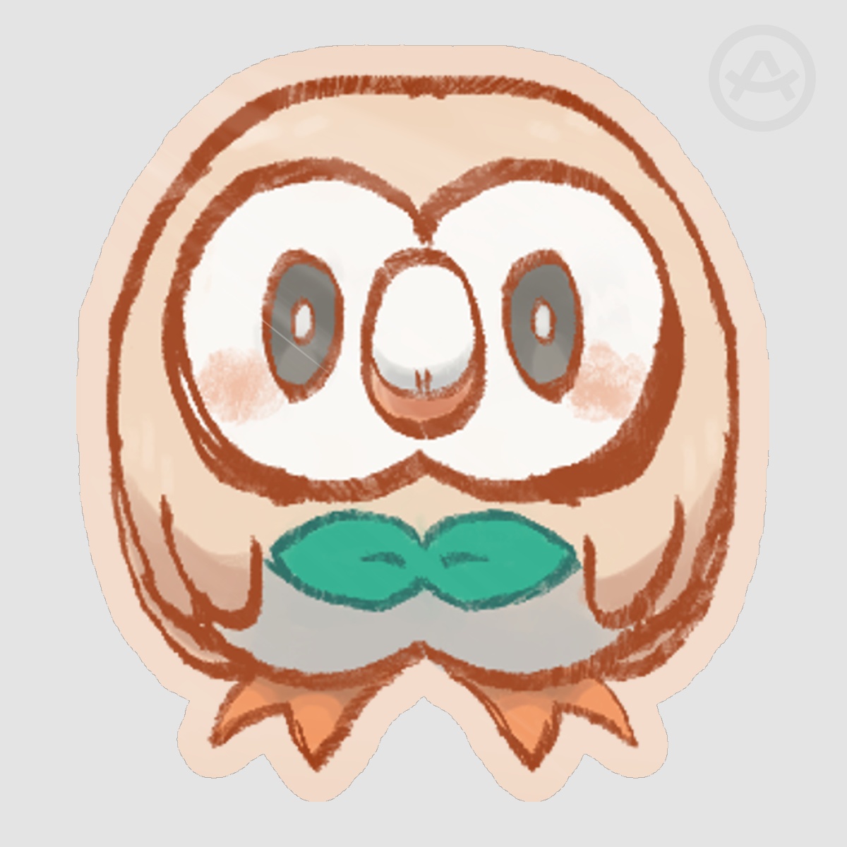 Rowlet Sticker
