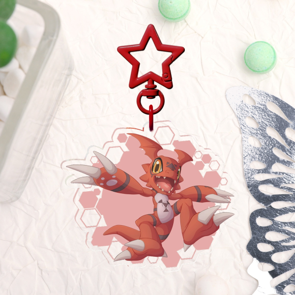 Guilmon Acrylic Keychain