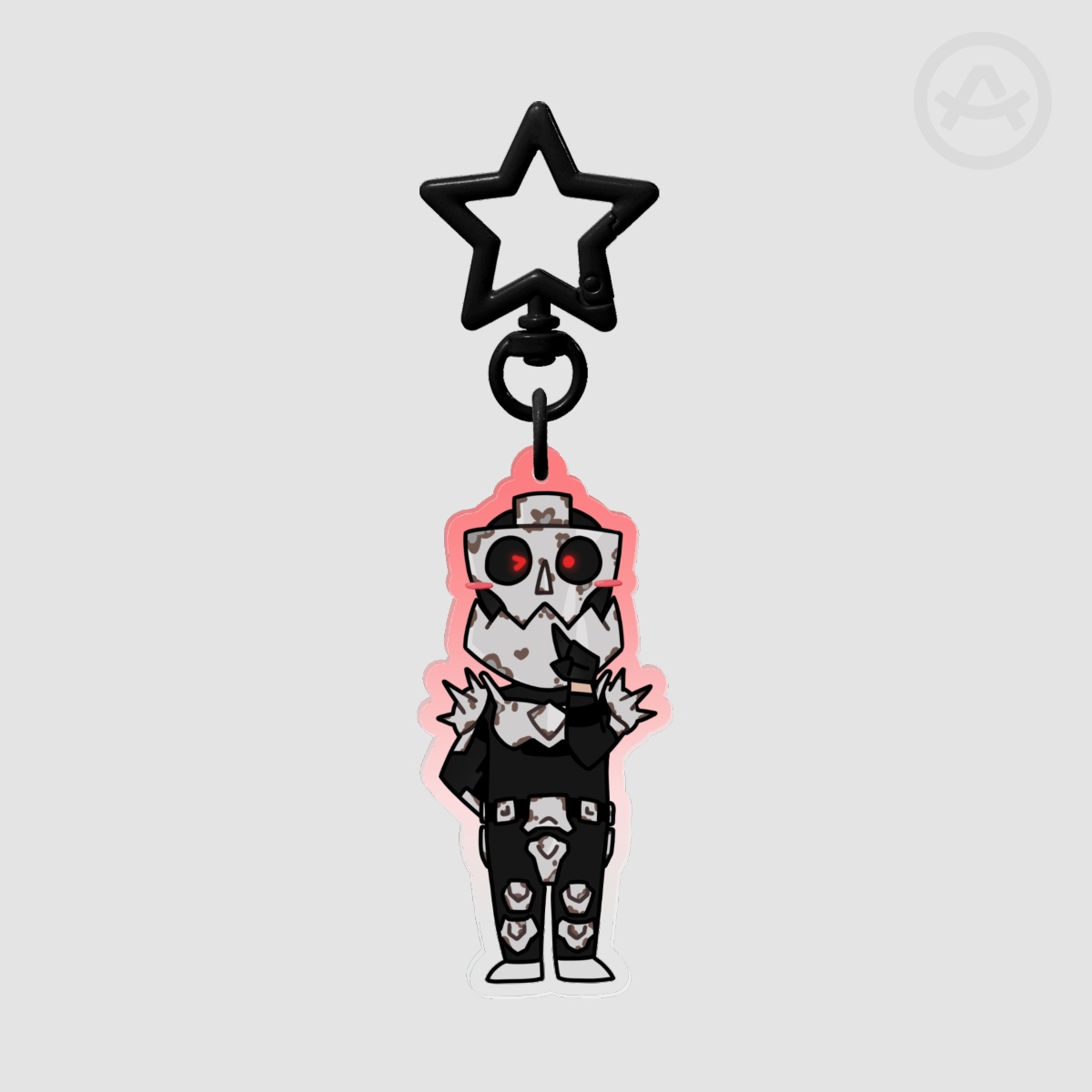 Havve Hogan (TWRP) | Acrylic Keychain (Red Gradient Edge)