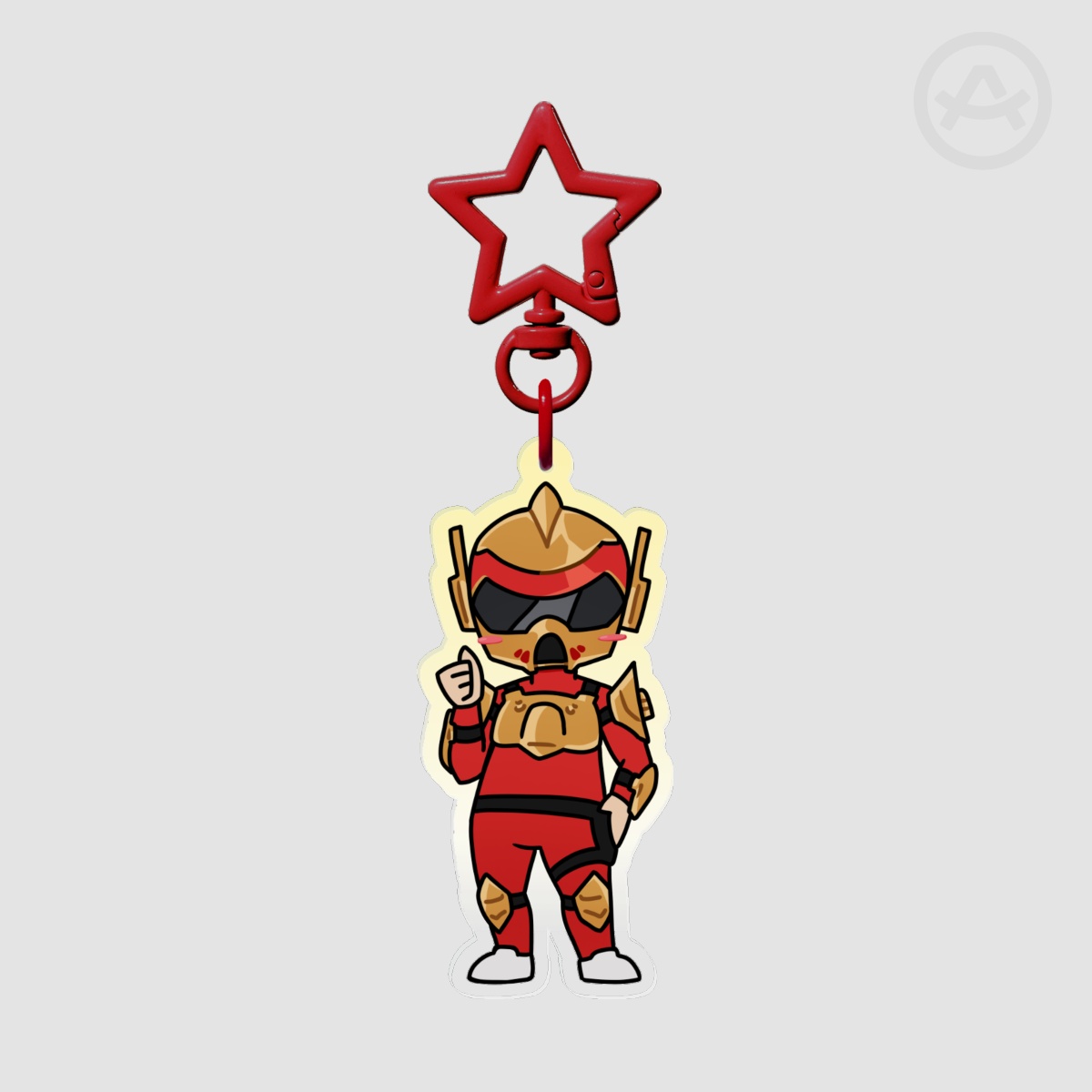 Lord Phobos (TWRP) | Acrylic Keychain (Yellow Gradient Edge)