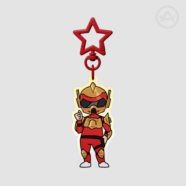 Lord Phobos (TWRP) | Acrylic Keychain (Yellow Gradient Edge)