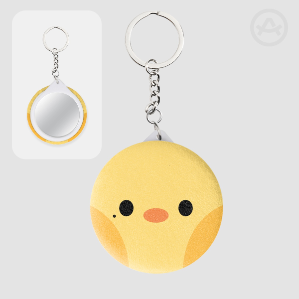 Taenini Plush Badge Mirror