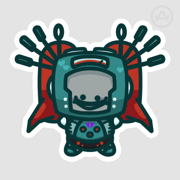 Nickel Pebble Sticker