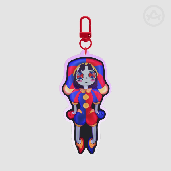 Pomni Acrylic Keychains