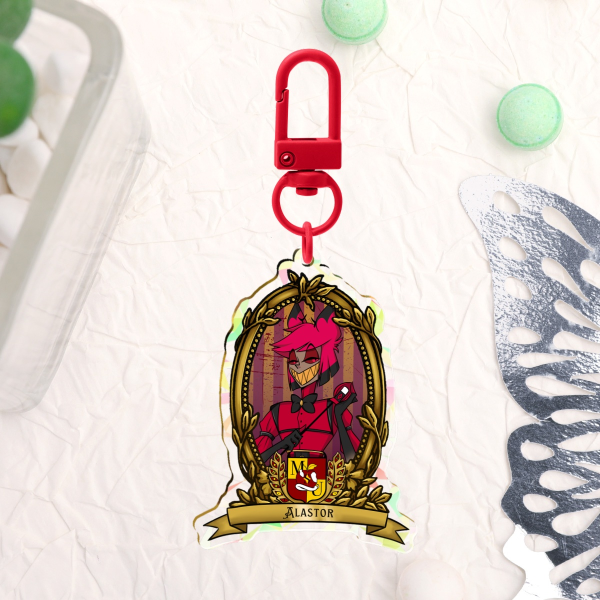 Alastor MSU Portrait Keychain