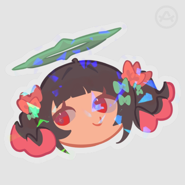 Nangong Yu | Clear PET Vinyl Die Cut Sticker