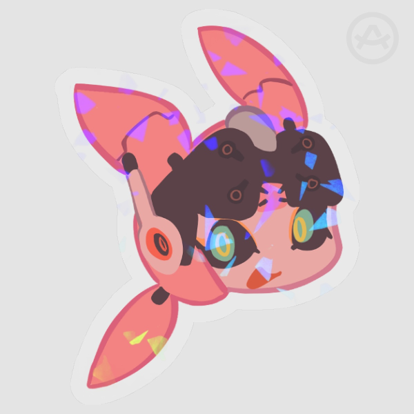 Aria | Clear PET Vinyl Die Cut Sticker