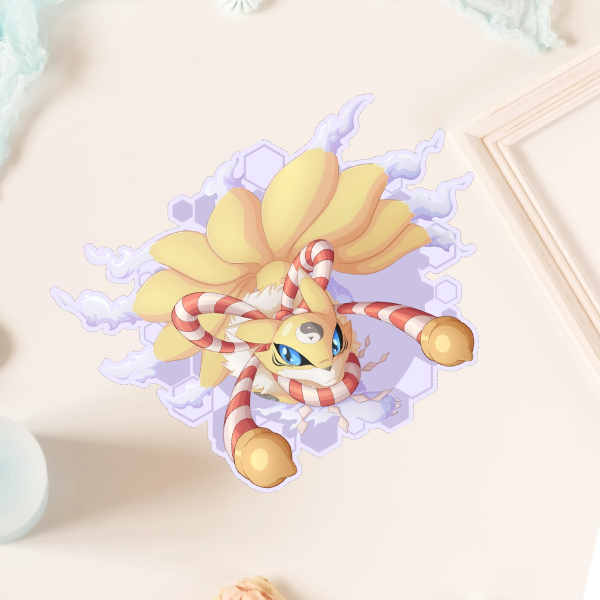 Kyubimon Die Cut Sticker