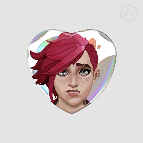 Vi Heart Badge