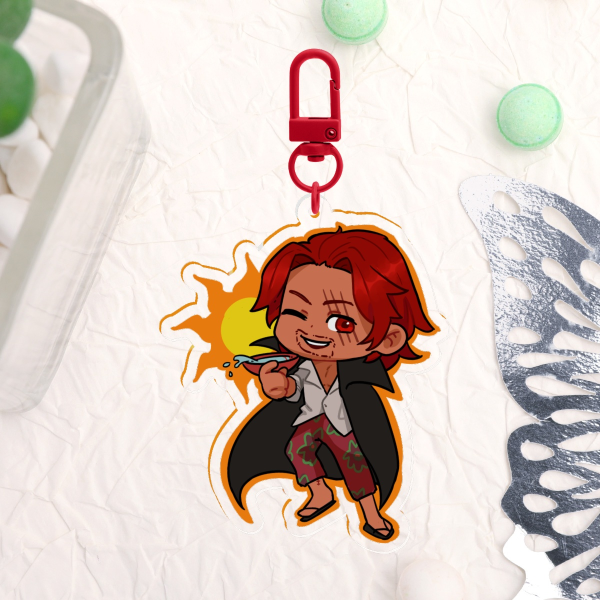 ONE PIECE Shanks Sun Keychain