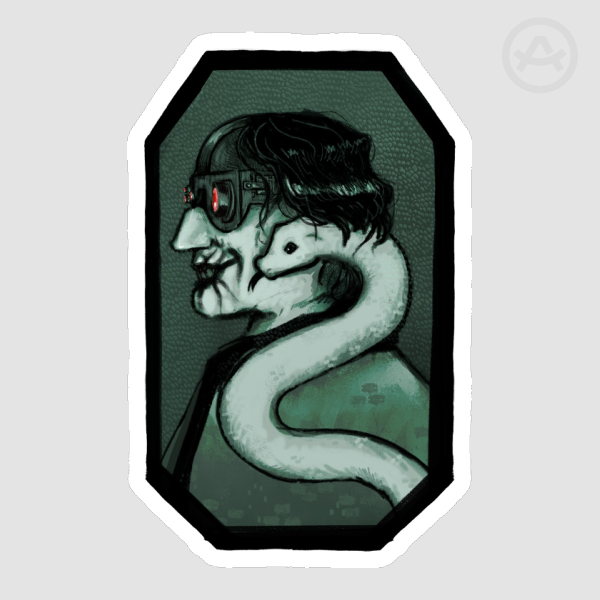 Victor Gideon Resident Evil Requiem Sticker