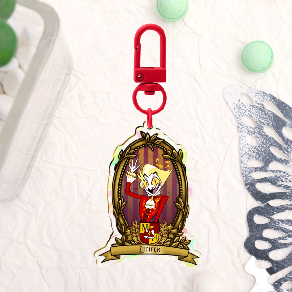 Lucifier MSU Portrait Keychain