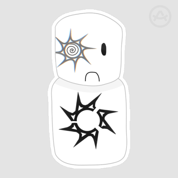 Baby Broken Spawn Sticker |Let Him Go Roblox|