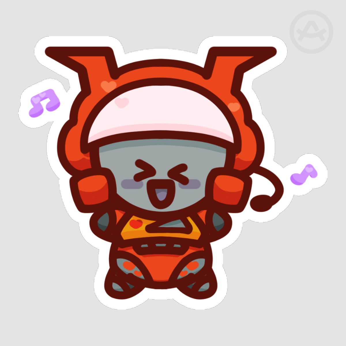 Blaster Pebble Sticker
