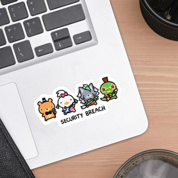 Security Breach Sticker