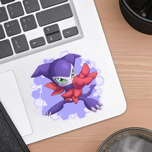 Impmon Die Cut Sticker
