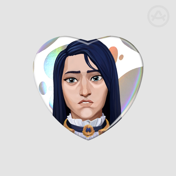 Caityln Heart Badge
