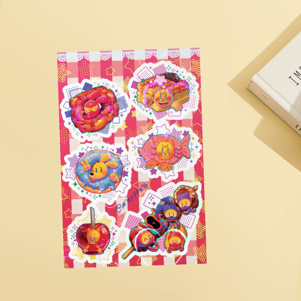 Dogman desserts - Stickers Sheet