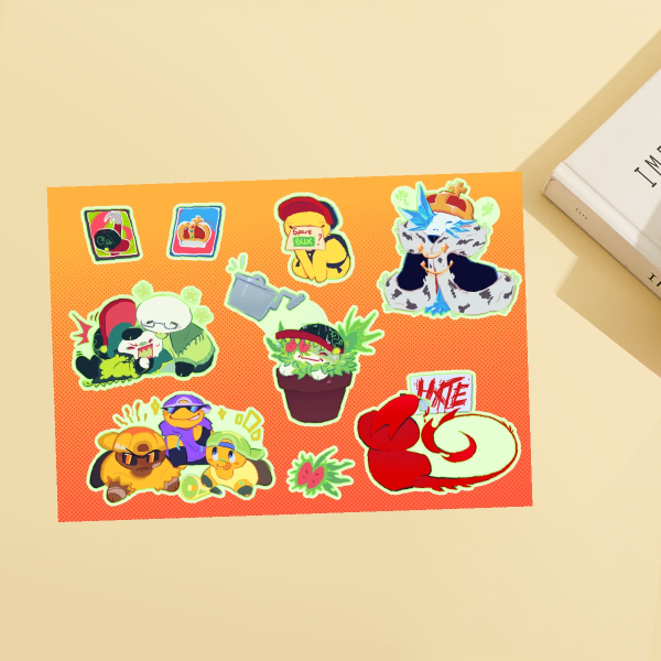 (Blocktale) Stickersheet